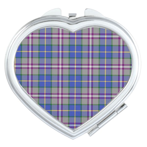 Deeside Scotland tartan compact mirror