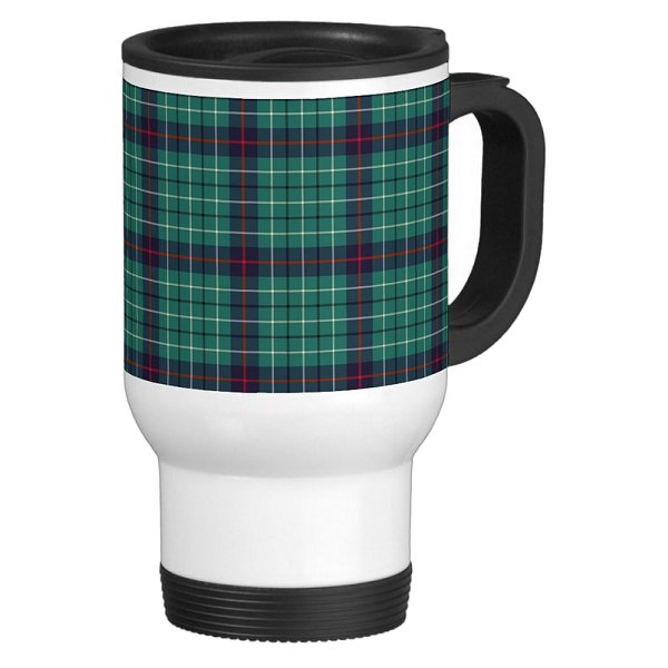 Duncan clan modern tartan commuter mug