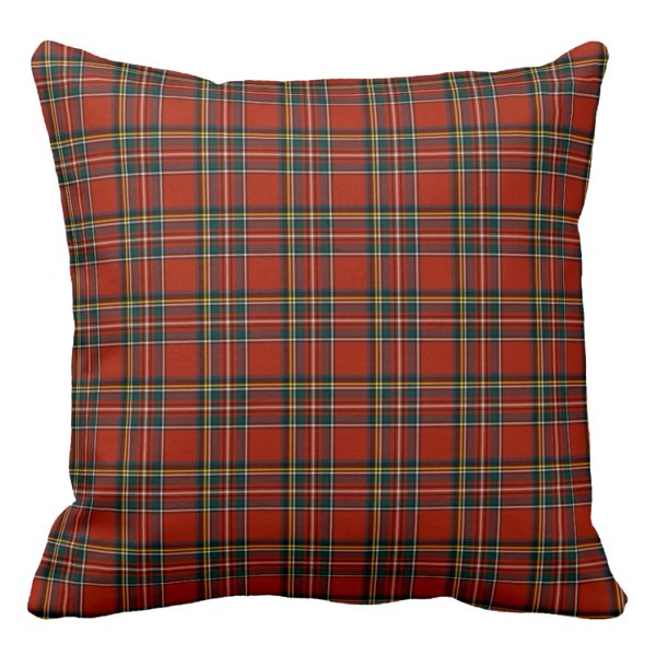 Royal Stewart tartan pillow