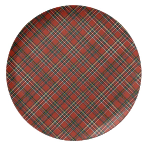 Royal Stewart tartan melamine plate