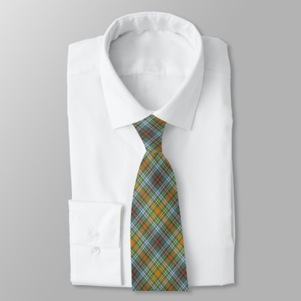 Plaid necktie