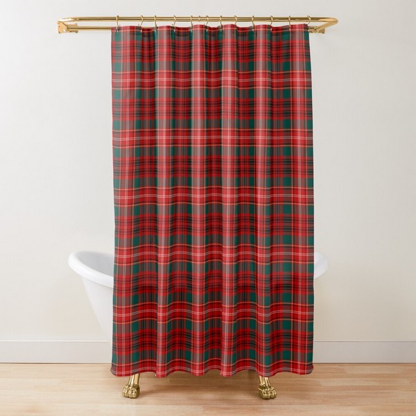 Clan Ainslie Tartan Shower Curtain