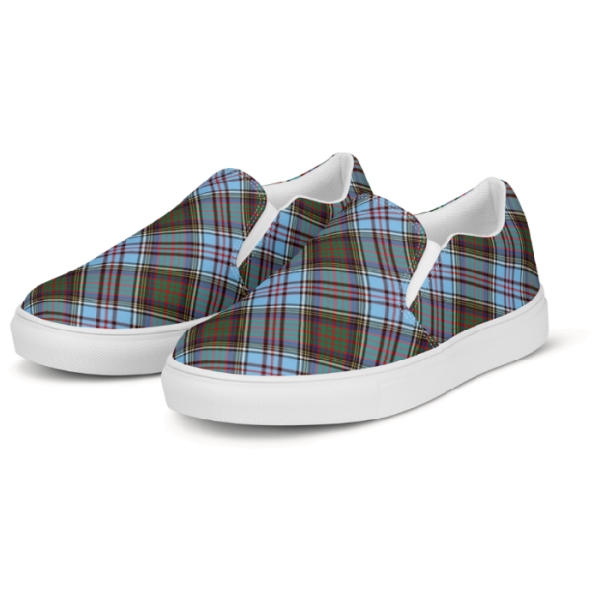 Clan Anderson Tartan Slip-On Shoes
