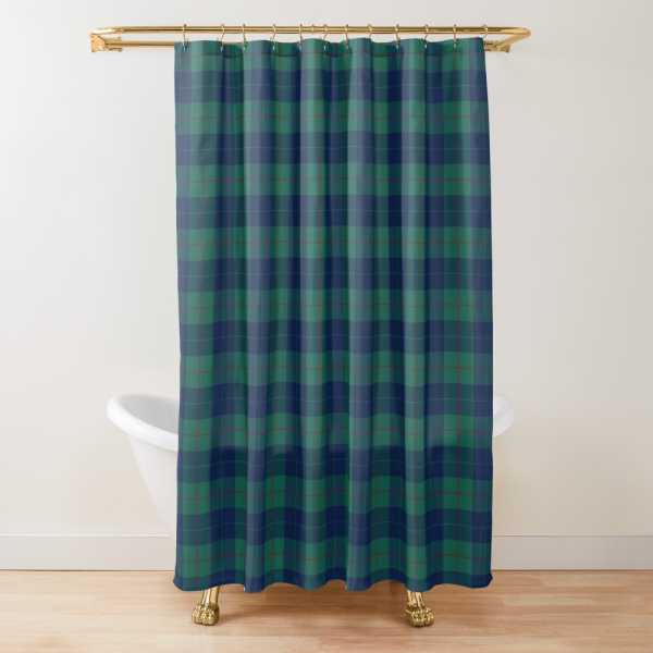 Barclay Hunting tartan shower curtain