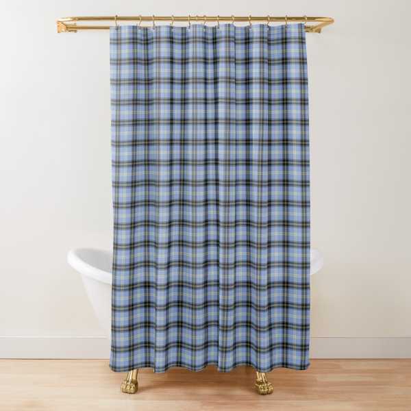 Clan Bell Tartan Shower Curtain