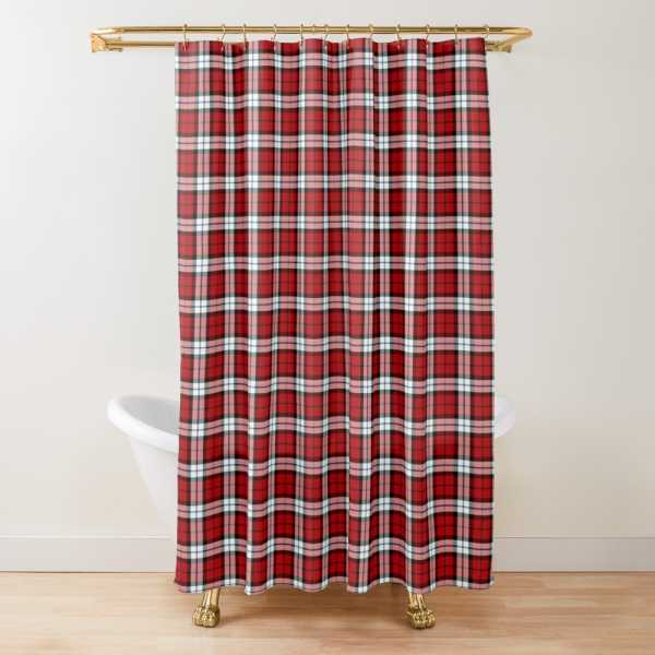 Brodie Dress tartan shower curtain