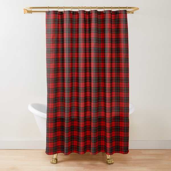 Brodie tartan shower curtain