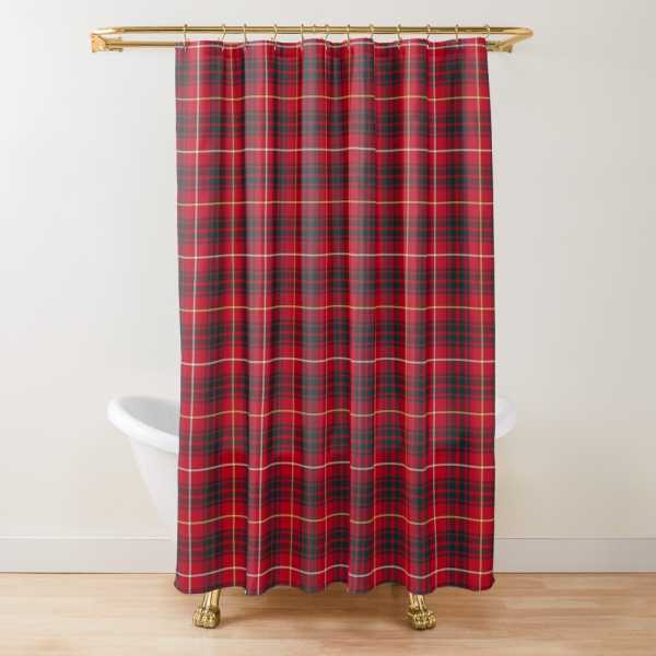 Clan Bruce Tartan Shower Curtain