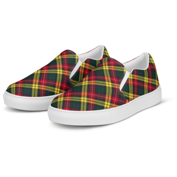 Clan Buchanan Tartan Slip-On Shoes