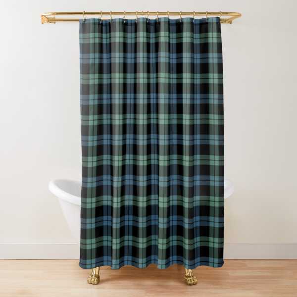 Clan Campbell of Loch Awe Tartan Shower Curtain