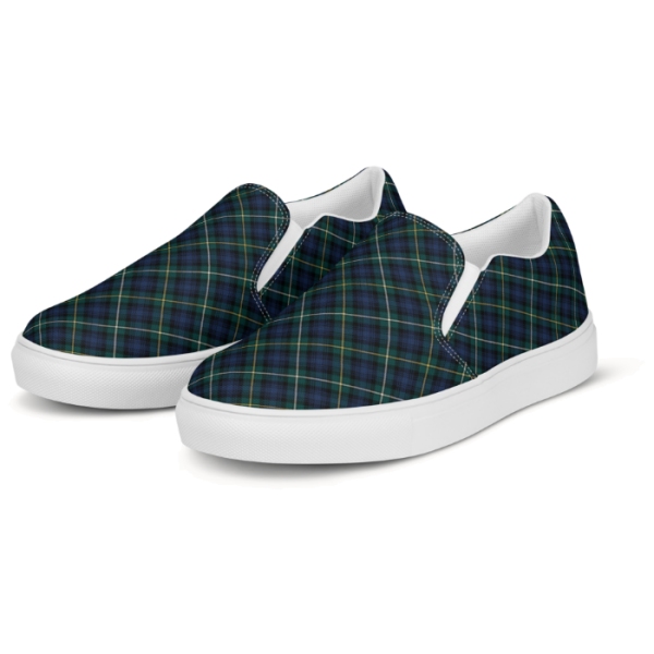 Clan Campbell Tartan Slip-On Shoes
