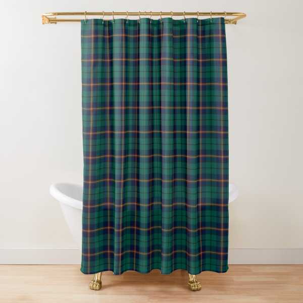 Carmichael tartan shower curtain