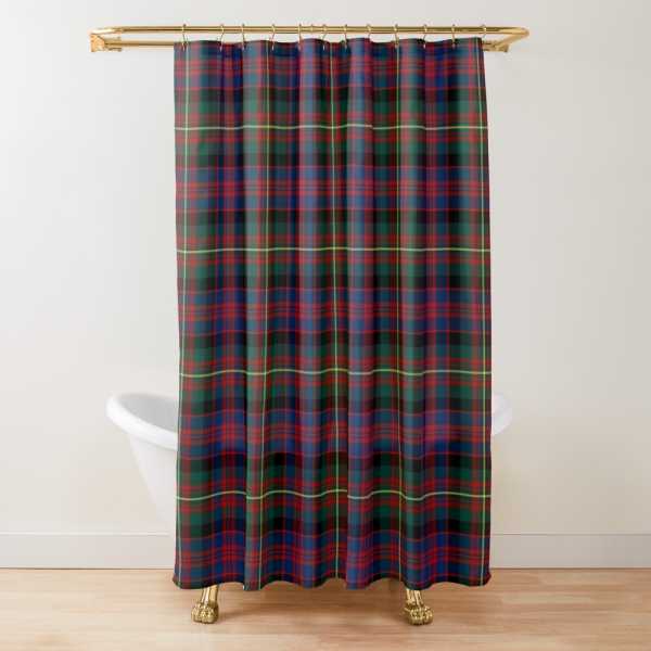 Clan Carnegie Tartan Shower Curtain