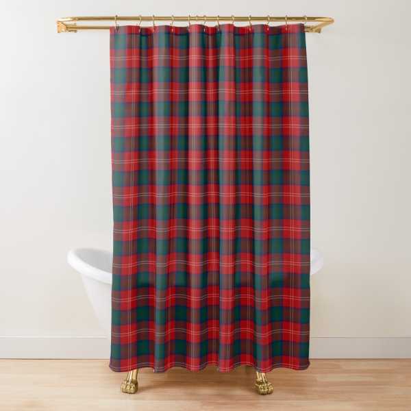 Chisholm tartan shower curtain