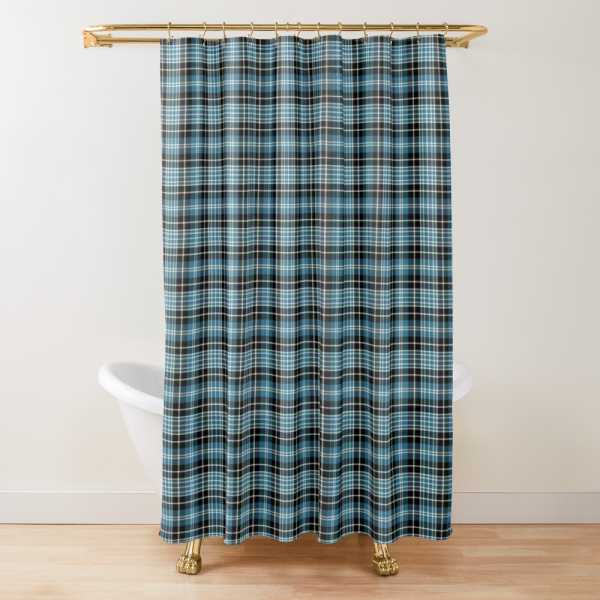 Clan Clark Tartan Shower Curtain