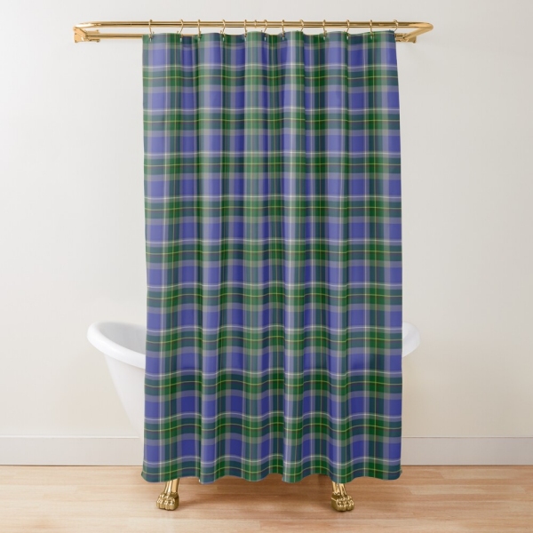 Connecticut tartan shower curtain