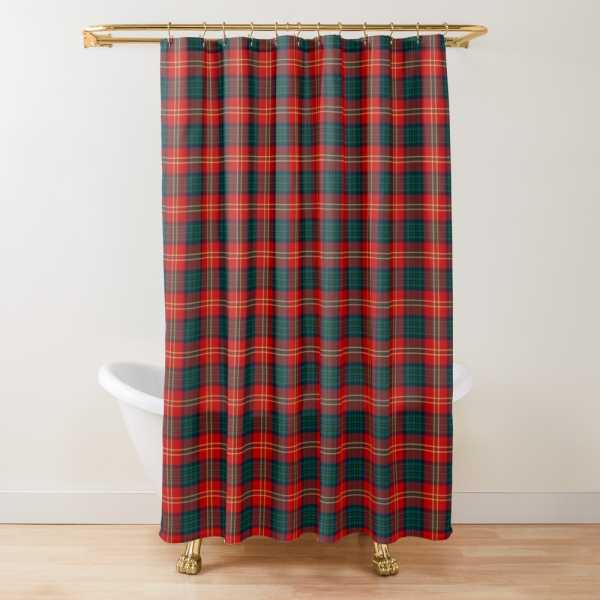 Clan Connolly tartan shower curtain