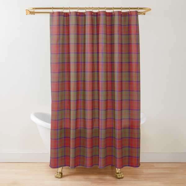 Crieff District tartan shower curtain