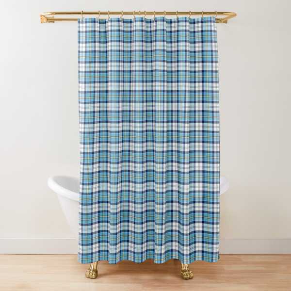 Culloden Blue Dress Tartan Shower Curtain