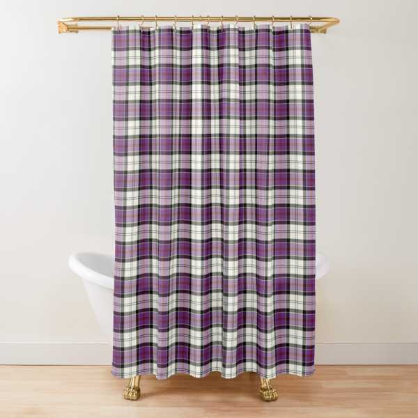 Culloden Dress tartan shower curtain