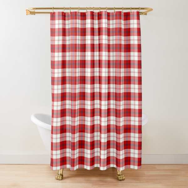 Cunningham Dress tartan shower curtain
