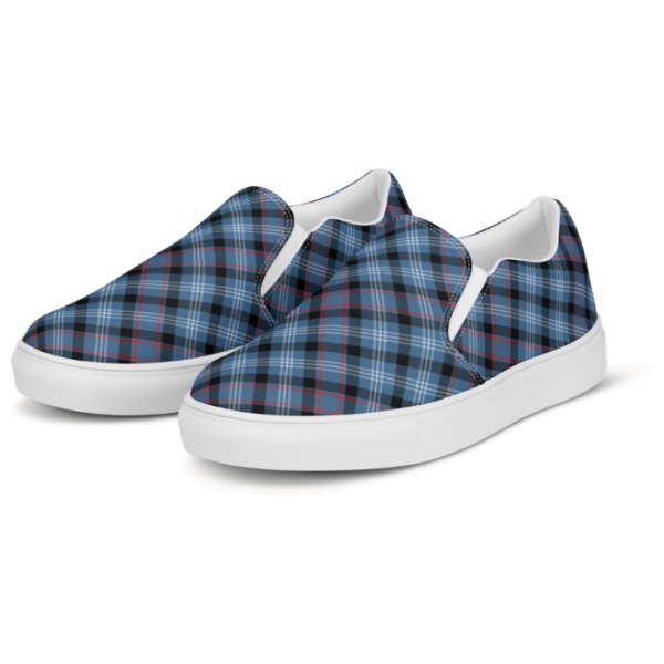 Clan Fitzgerald Tartan Slip-On Shoes
