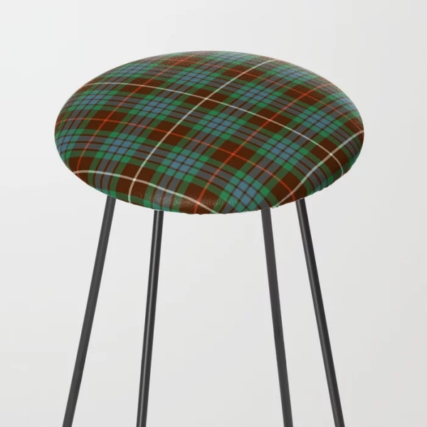 Fraser Hunting tartan counter stool