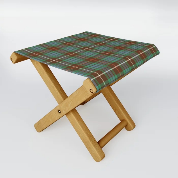 Fraser Hunting tartan folding stool