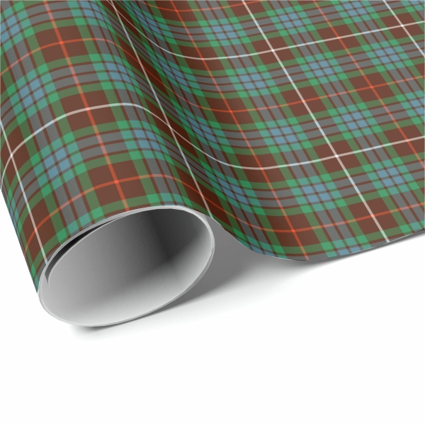 Fraser Hunting tartan wrapping paper