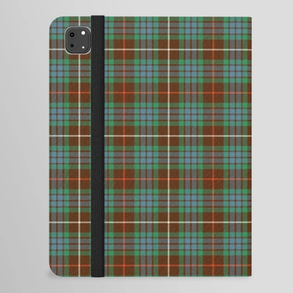 Clan Fraser Hunting Tartan iPad Folio Case