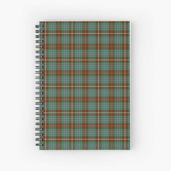 Fraser Hunting tartan spiral notebook