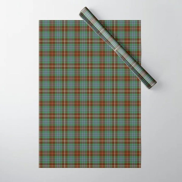 Fraser Hunting tartan wrapping paper