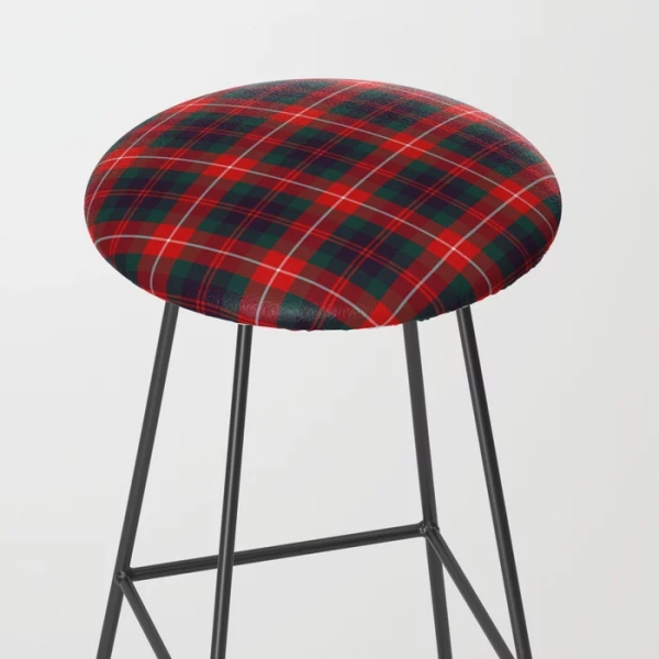 Fraser of Lovat tartan bar stool
