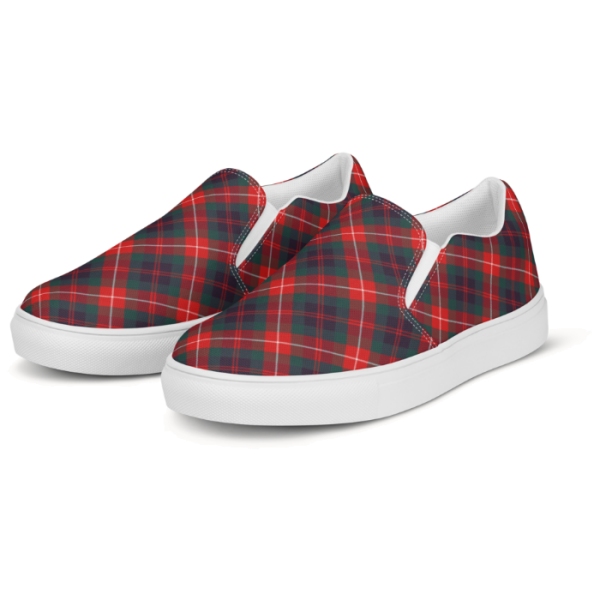 Clan Fraser Tartan Slip-On Shoes
