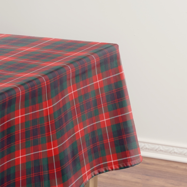 Fraser of Lovat tartan tablecloth
