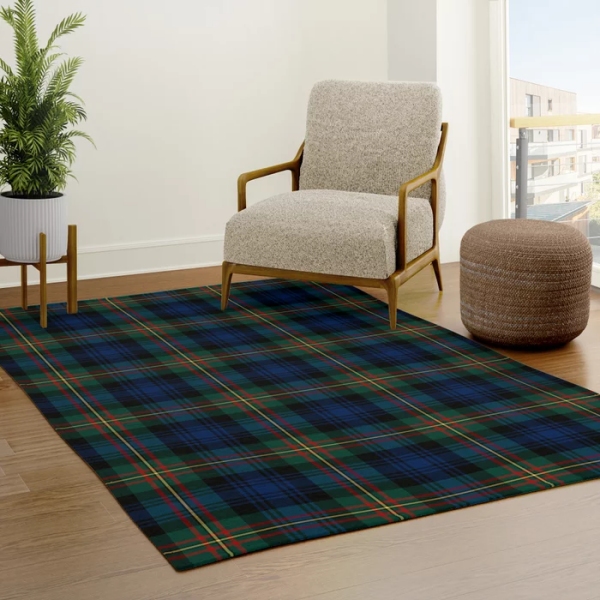 Grant Hunting tartan area rug