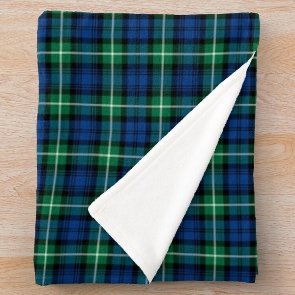 Clan Lamont Tartan Blanket
