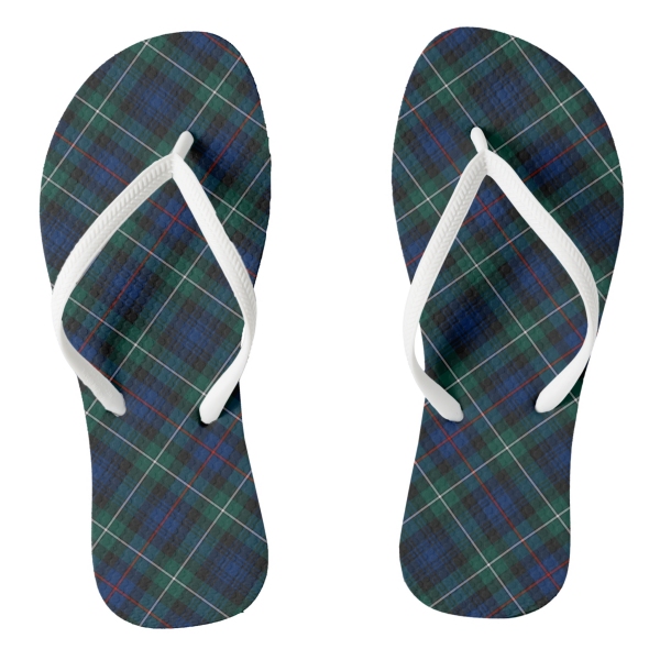 Clan Mackenzie Tartan Flip Flops