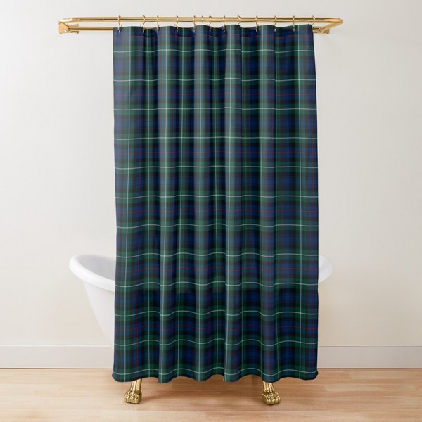 Mackenzie tartan shower curtain