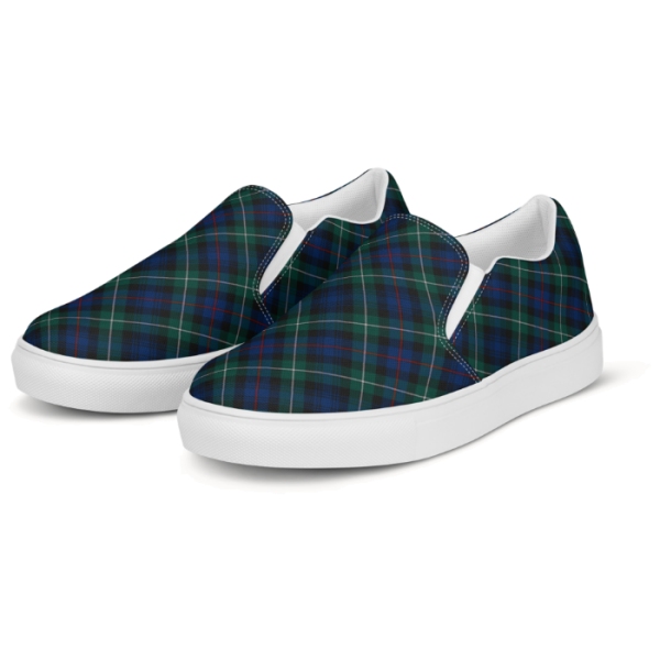 Clan Mackenzie Tartan Slip-On Shoes