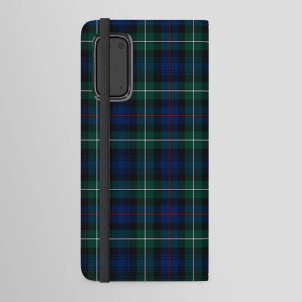 Mackenzie tartan Samsung Galaxy wallet case