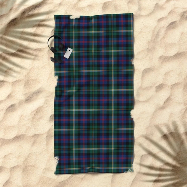 Malcolm tartan beach towel