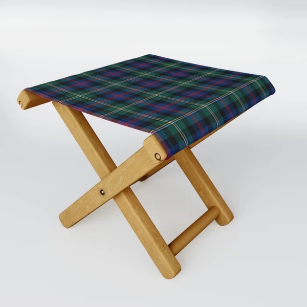 Malcolm tartan folding stool