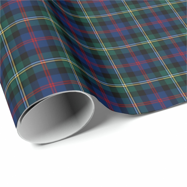 Malcolm tartan wrapping paper