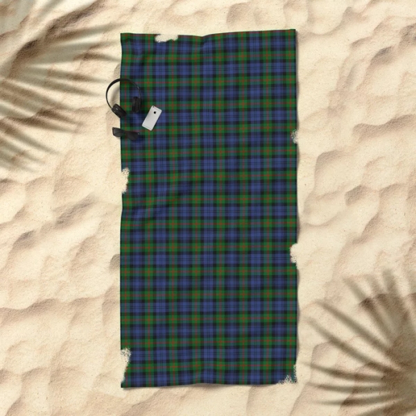 Murray tartan beach towel
