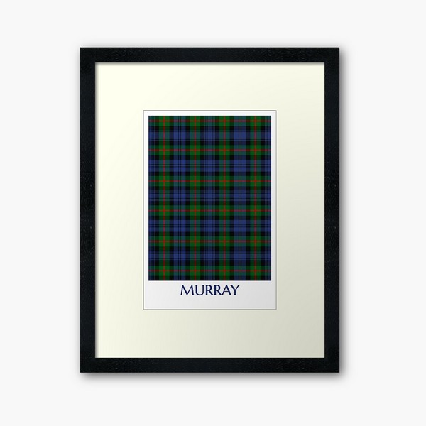 Murray tartan framed print