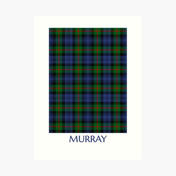 Murray tartan art print