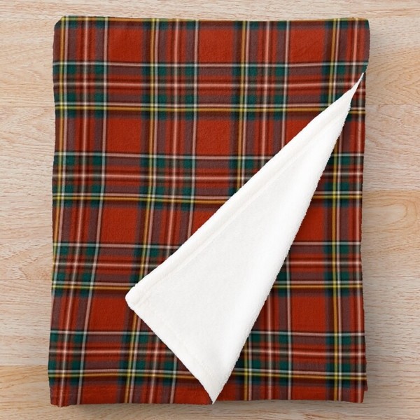 Clan Royal Stewart Tartan Blanket
