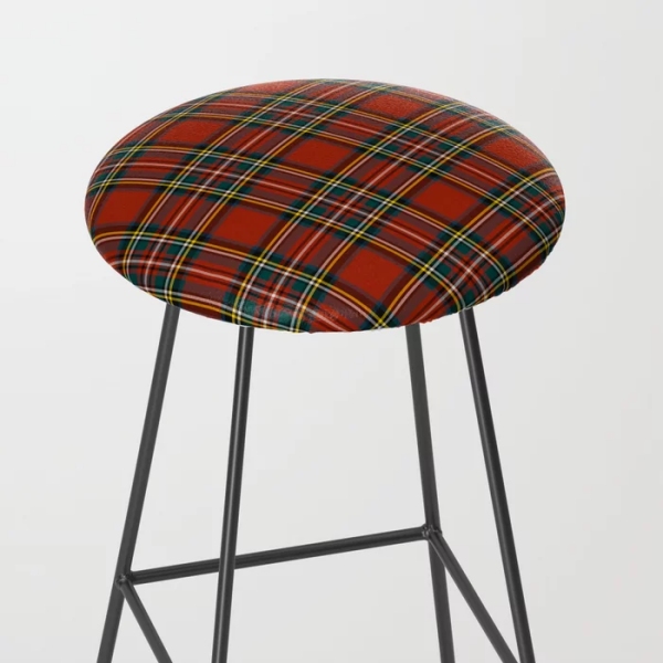 Royal Stewart tartan bar stool