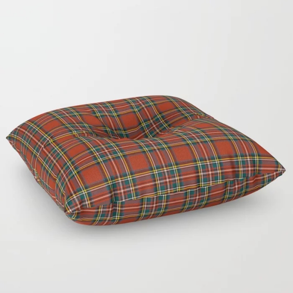 Royal Stewart tartan floor pillow